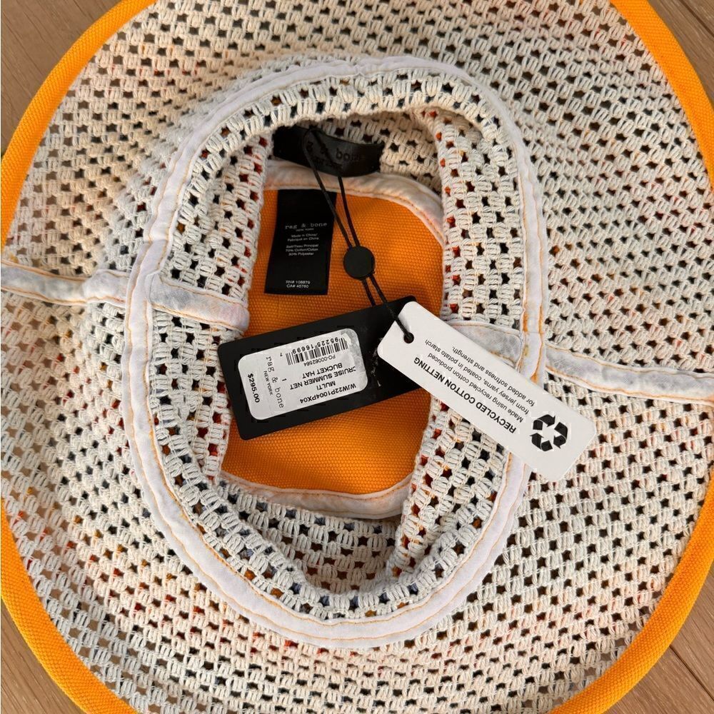 rag & bone Cruise Summer Net Bucket Hat - Picture 3 of 6